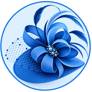 Home blue fascinator for aspring mentors